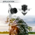 thumbnail image 3 of Unique Bargains 0.59" Motorcycle Slider Frame Aluminum Alloy Plastic Wheel Fairing Protection Crash Pad Protector Guard 2.99" 2.05"  Silver Tone 2 Pcs, 3 of 7
