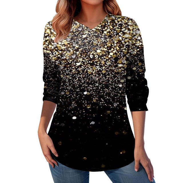 Gibobby Camisas Para Mujer Elegantes Camiseta y camiseta de manga larga para mujer Winter Ladies Sense(Plateado, XL)