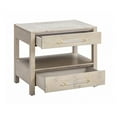 thumbnail image 3 of TOV Furniture Brandyss White Burl Nightstand, 3 of 10
