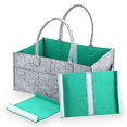 thumbnail image 4 of Baby Diaper Caddy Organizer Portable Holder Bag, Nursery Essentials Storage Bins, 4 of 5