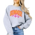 thumbnail image 3 of Summer Vibes Sweatshirt for Women, Teens, & Girls Girly Orange and Pink Summer Pullover Gray Sweatshirt Adult Medium, 3 of 4