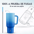 thumbnail image 4 of Taza De Viaje De Acero Inoxidable 40oz Azul Degradado, 4 of 5