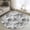 Gray, variant on Round Rugs 4 Ft, Spring Botanical Non Slip Area Rugs for Kitchen Bedroom Entryway, Country Floral Leaves Gray Brown Washable Carpet Runner Rug Floor Mats for Bedroom Home Decor