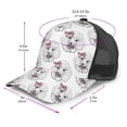 thumbnail image 3 of Picia Poodle Dog Pattern Trucker Hat,Baseball Cap,Sun Protection Cap,Stylish Headwear,Leisure Cap,Outdoor Sports Cap, 3 of 7