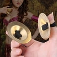 thumbnail image 3 of Durable Brass Finger Cymbal, Belly Dance Zills, For Performance Belly Dance, 3 of 8