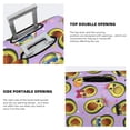thumbnail image 3 of Gukieu Cartoon Avocados Print Suitcase Protective Cover, Elastic Zipper Buckle Suitcase Protective Cover, Suitable for Travel, Business Trip-Medium, 3 of 7