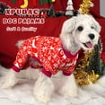 thumbnail image 2 of Pijamas para perros XPUDAC, paquete de 4 estampados navideños, tamaño XL, 2 of 5