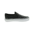 thumbnail image 2 of Vans Classic Slip-On Checkerboard Black / Ankle-High Canvas Skateboarding Shoe - 7.5M 6M, 2 of 5