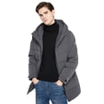 thumbnail image 2 of Orolay Men's Double Snap Winter Down Coat Thickened Jacket with Stand Collar, 2 of 5