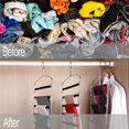 thumbnail image 5 of EcoNesxp Unique Design Trousers Rack 5 Layer Metal Magic Hanger Non-slip Foam Pad Rocker Arm Space Saving Hanger Wardrobe Storage Organizer for Pants Jeans Trousers Skirts 5 Layer Metal Magic Hanger, 5 of 5