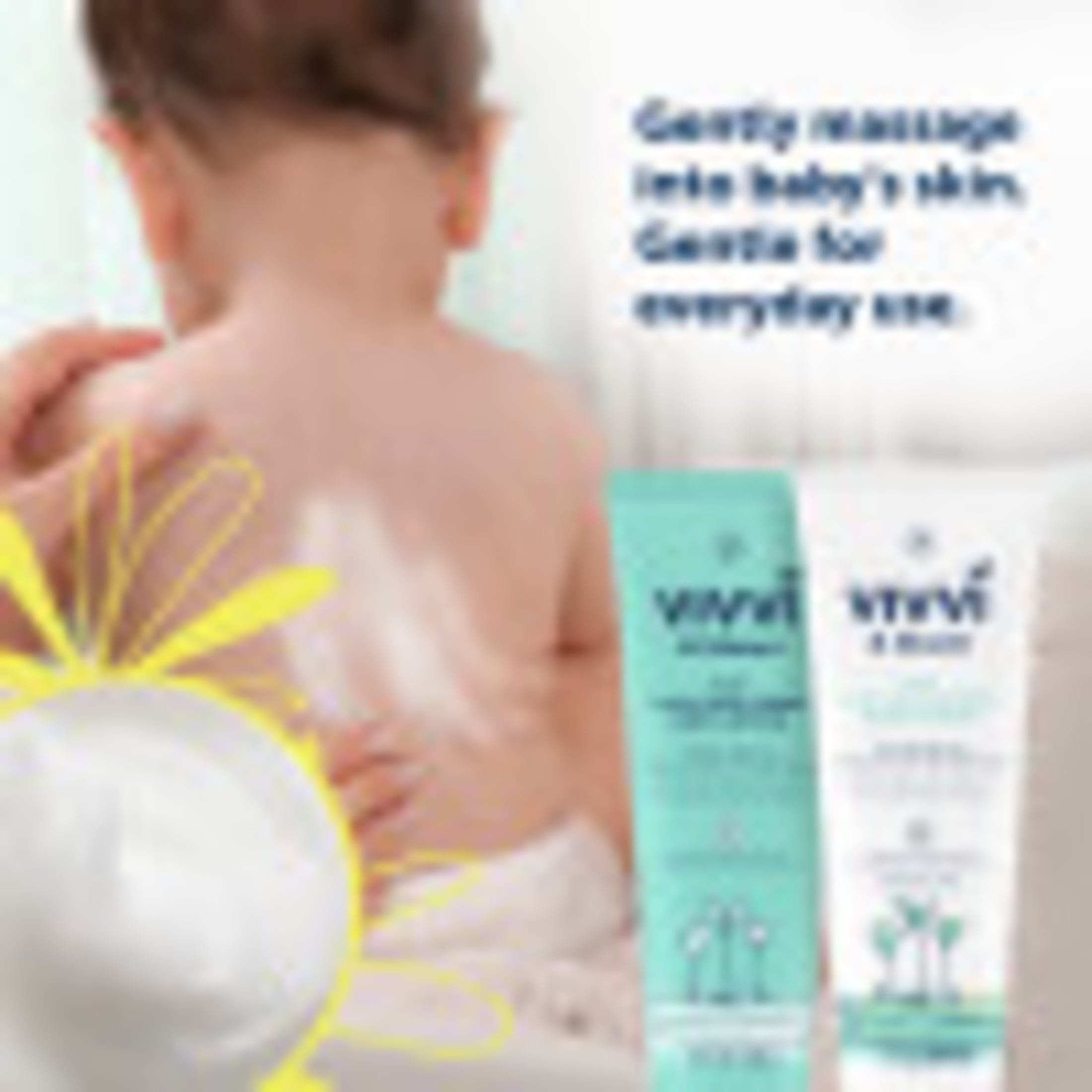 Vivvi & Bloom Gentle 2-in-1 Face and Body Whip Lotion for Baby and Toddler, Lightly Scented, 8.5 oz