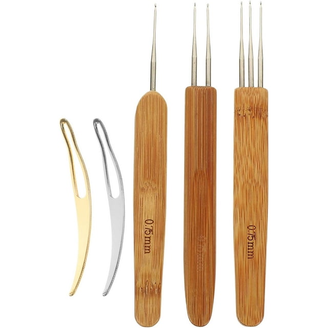 Yazoeia 1 Set Crochet Dreadlocks Weaving Tools Dreadlocks Weaving Hook Needles Hair Locking Tool Braid Hair Dreadlocks Needle Hair Braid Needles Dreadlocks Locking Tools CJC912-155972