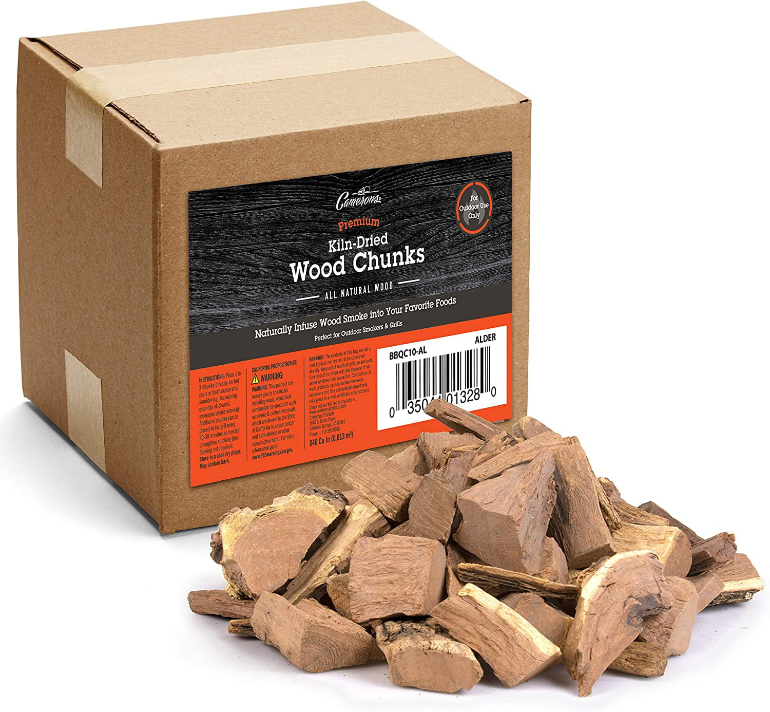 Char-Broil Wood Smoker Chips 2 Pound Bag Maple Alder 