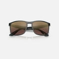 thumbnail image 4 of Ray Ban Purple Mirrored Gold Polarized Square Men's Sunglasses RB4264-876/6B-58, 4 of 5