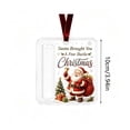 thumbnail image 3 of Christmas Cash & Treat Holder Ornament, Acrylic Money Holder Hanging Decor, Unique Christmas Decoration for Christmas Tree, Fireplace, 3 of 9