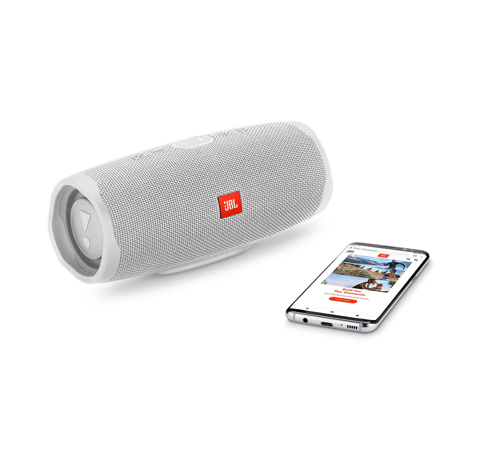 JBL Portable Bluetooth Speaker, White, CHARGE4WHT-CASE - Walmart.com