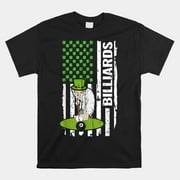 Billiards Sport Irish Flag St Patricks Day Shirt