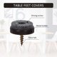 thumbnail image 3 of 50 piezas Protectores de patas de mesa PENGJTMXG Almohadillas de fieltro con clavos, 3 of 4