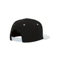 thumbnail image 3 of Top Headwear Flat Bill Adjustable Snapback Cap - Black/White, 3 of 3