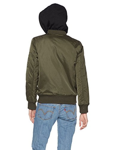 levi's flight satin bomber jacket