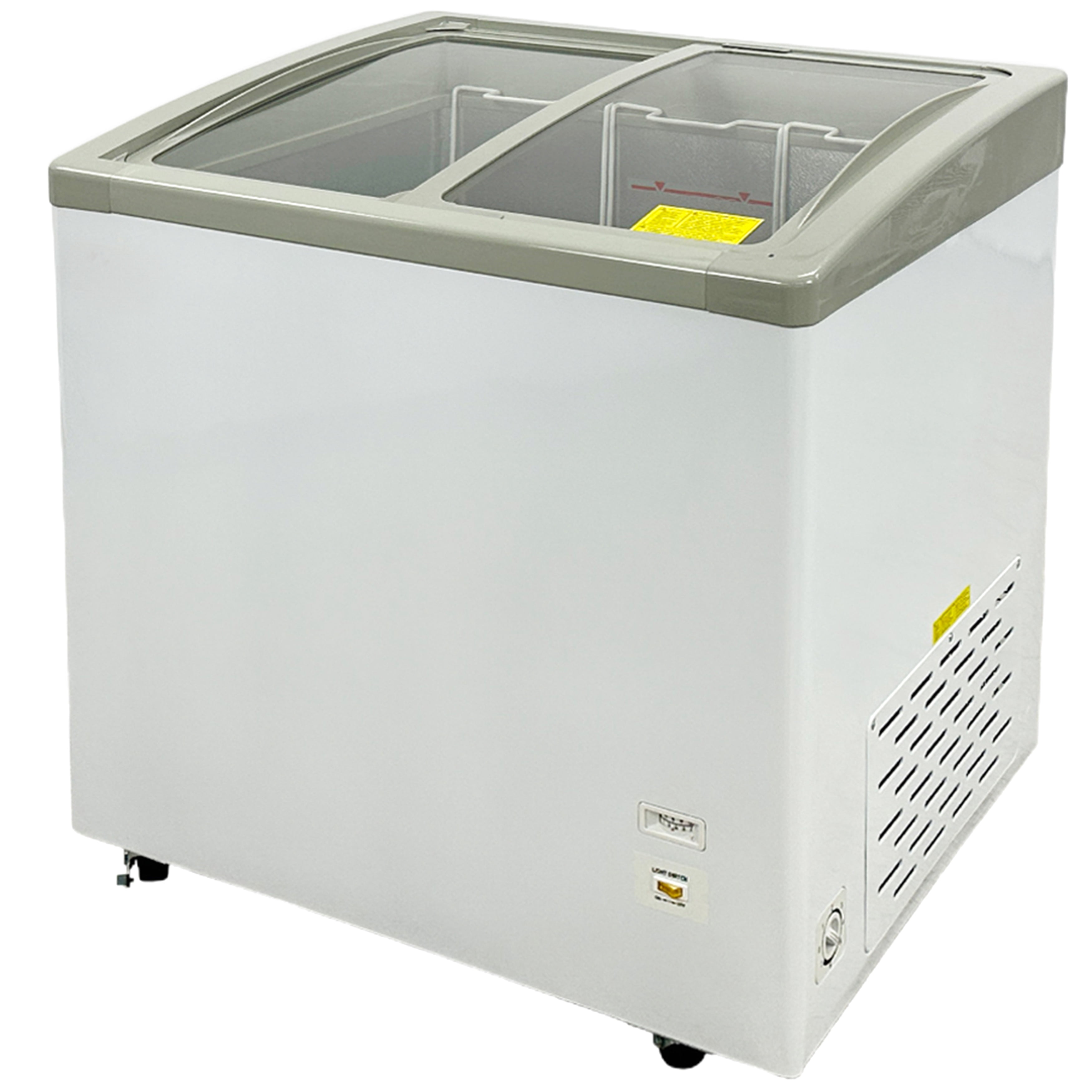 32 in Ice Cream Glass Freezer 7 Cu.Ft Commercial Freezer