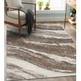 thumbnail image 2 of LUXE WEAVERS Lagos Collection 7983 Grey 5x7 Art Deco Area Rug, 2 of 4