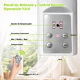 thumbnail image 4 of Ventilador EWTTO ET-Y3190-Plus – Regalo para Mamá en su Día – 5 aspas, 85W, 3 velocidades, oscilación 75°H y 50°V, temporizador, control remoto, alcance 9m, 4 of 9