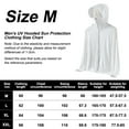 thumbnail image 2 of 1 adulto blanco de cuello alto con sombrero de verano protección UV ropa de piel fina protector solar, 2 of 5