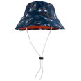thumbnail image 1 of SunBusters Boys Bucket Hat (UPF 50+), Smoky Orca, Large, 1 of 2