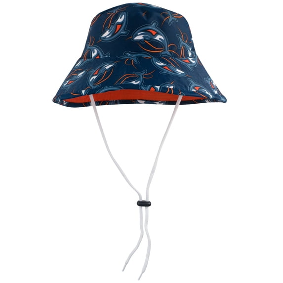 SunBusters Boys Bucket Hat (UPF 50+), Smoky Orca, Large