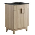 thumbnail image 2 of Modway Miles 24” Bathroom Vanity in Black Oak, 2 of 10