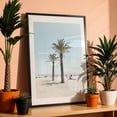 thumbnail image 3 of Beach life in Sicily - San Vito Lo Capo Sicily Italy Photography Palm Tree Beach Coastal Summer Tropical Seaside Minimalist Black Framed Wall Art Print 24 x 36 inches, 3 of 8