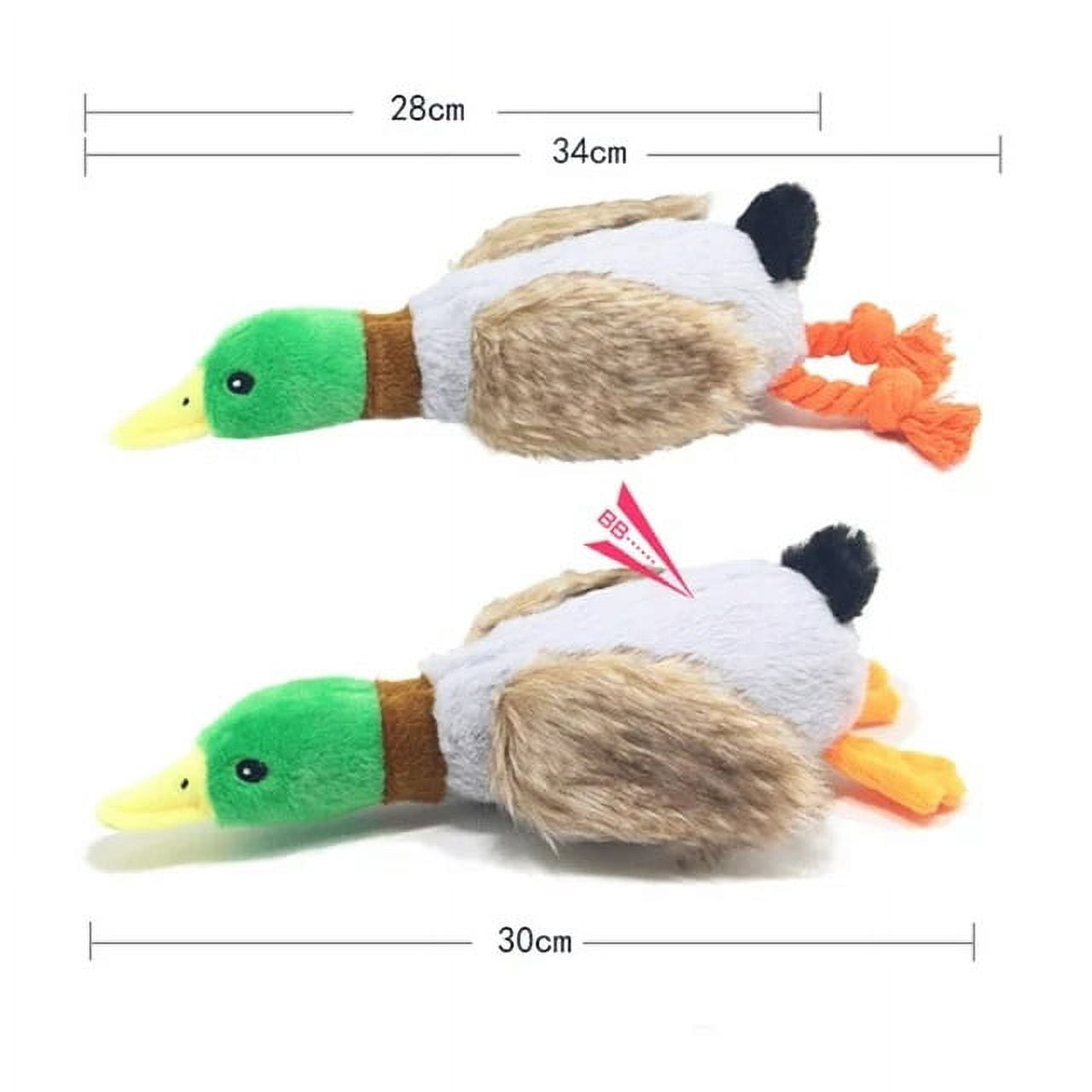 Lugackme 2-Pack Plush Dog Toys, Squeaky Dog Toys, Teething Toys Ducks for Small Dogs