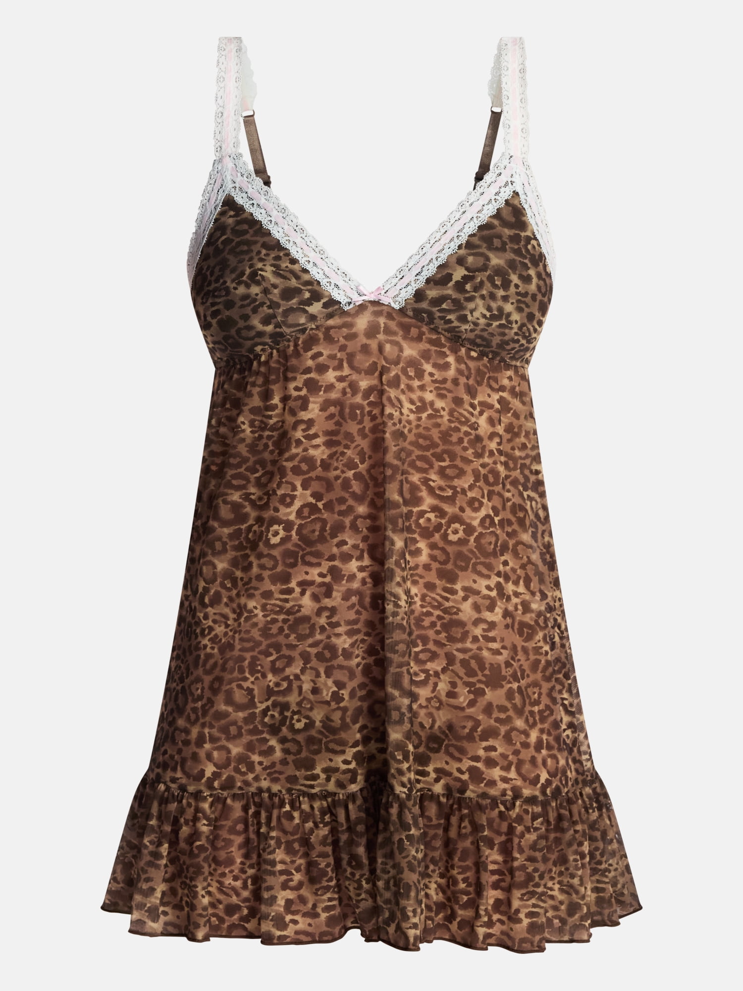 No Boundaries Beaded Lace Babydoll Dress, Women's XS-3XL