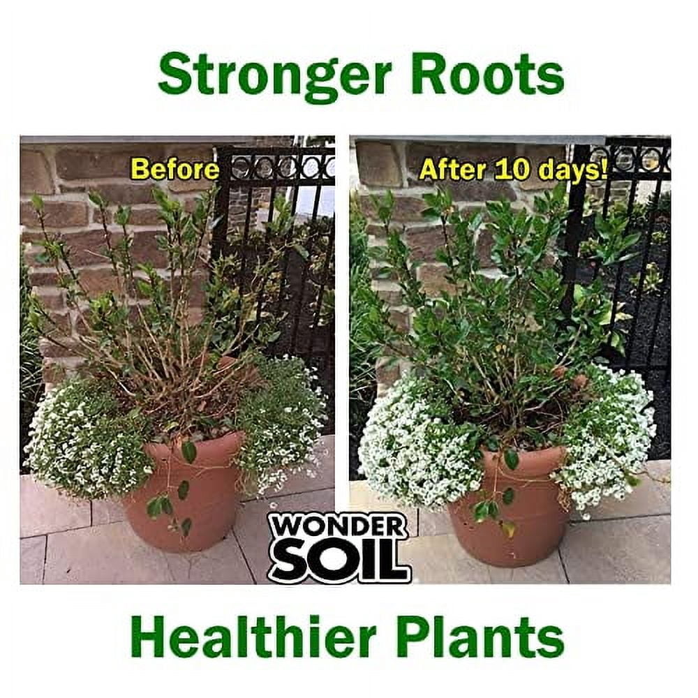 WONDER SOIL | Organic Coco Coir Brick/Block | Ready to - Compressed Coco Coir Fully Loaded with Nutrients | 10 LBS Block Expands to 2.5 Cu Ft | Incl Worm Castings & Nutrients