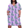 thumbnail image 2 of Vestido largo de bolsillo suelto Scylla Vestido de dama de honor mujer, 2 of 7