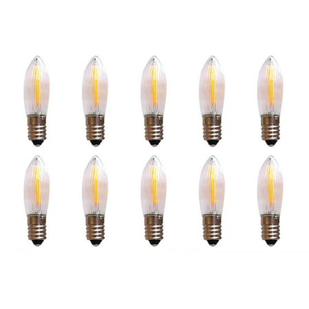 

Yannee LED Filament 10-55V AC E10 Replacement Light Bulbs for Arc with 7 Burner Points