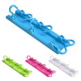 thumbnail image 4 of Home Bathroom Kitchen Plastic Hanger Rack Towel Hat Utensil Wall Mounted Hook, 4 of 8