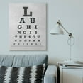 thumbnail image 2 of Stupell Industries Eye Chart Family Home Inspirational Word Black And White Design Super Canvas Wall Art by AD Graphics Studio, 2 of 6