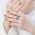 thumbnail image 3 of Stunning Dual Track High Carbon Diamond Ring with Flexible Size Option, 3 of 5