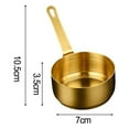 thumbnail image 1 of 100ML Pot Gravy Stainless Steel Milk Pot Mini Sauce Pan Non Stick Small Saucepan, 1 of 7