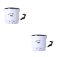 thumbnail image 1 of Olla arrocera eléctrica pequeña Bewildely 1L multifunción coche de viaje gato blanco 12V 2Conjunto, 1 of 1