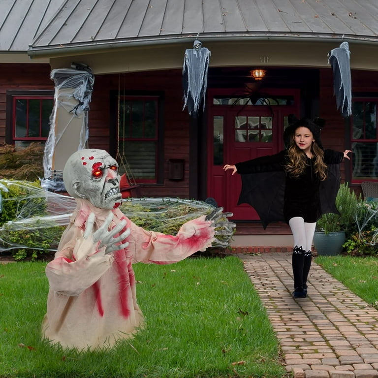 Halloween Decorations Outdoor Realistic Skeleton Stakes Halloween
