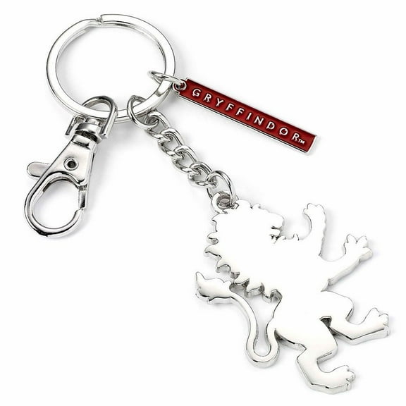 Harry Potter Gryffindor Lion and Bar Charm Keyring