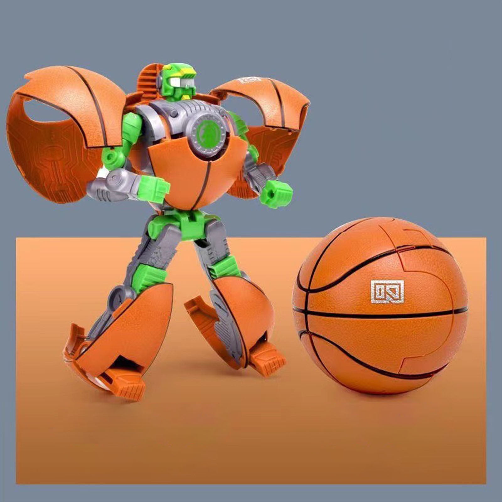 quanjun Clearance Sports Ball Shape Transforming Robot Transforming Basketball Robot Football Transforming War Toy