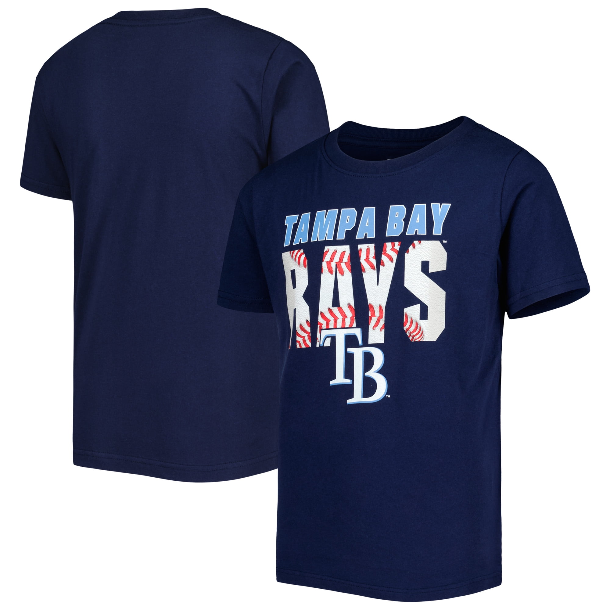 Youth Navy Tampa Bay Rays TShirt