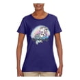 thumbnail image 2 of Wild Bobby, Mermazing Mermicorn Cute Gift Women Girls, Streetwear, Womens Graphic Tees, Purple, X-Large, 2 of 3