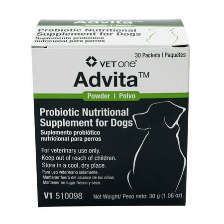 Advita Probiotic Nutritional Supplement for Dogs - 30 (Best Probiotic For Dogs)