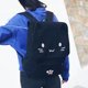 thumbnail image 4 of Qarigey De Mujer Elegante Y Práctica Para El Día A Día De Lona Mochilas Para Niñas Para Mujer Mochilas Gato blanco, 4 of 6