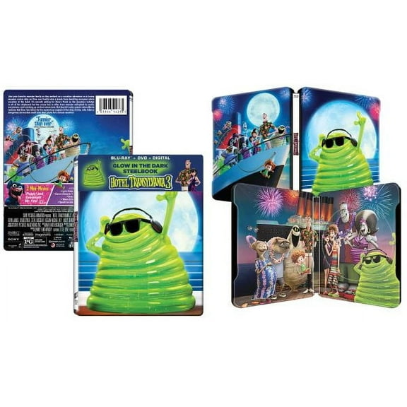 Sony Pictures Entertainment Hotel Transylvania 3 (Blu-ray, DVD, Digital) (Steelbook) [2018]